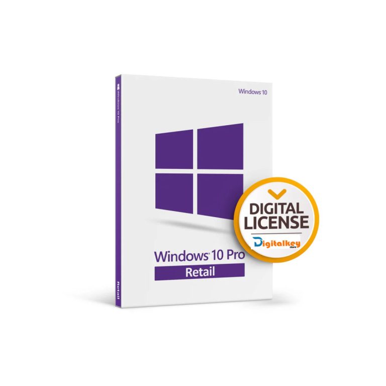 Windows 10 Pro Genuine Retail Channel License Key