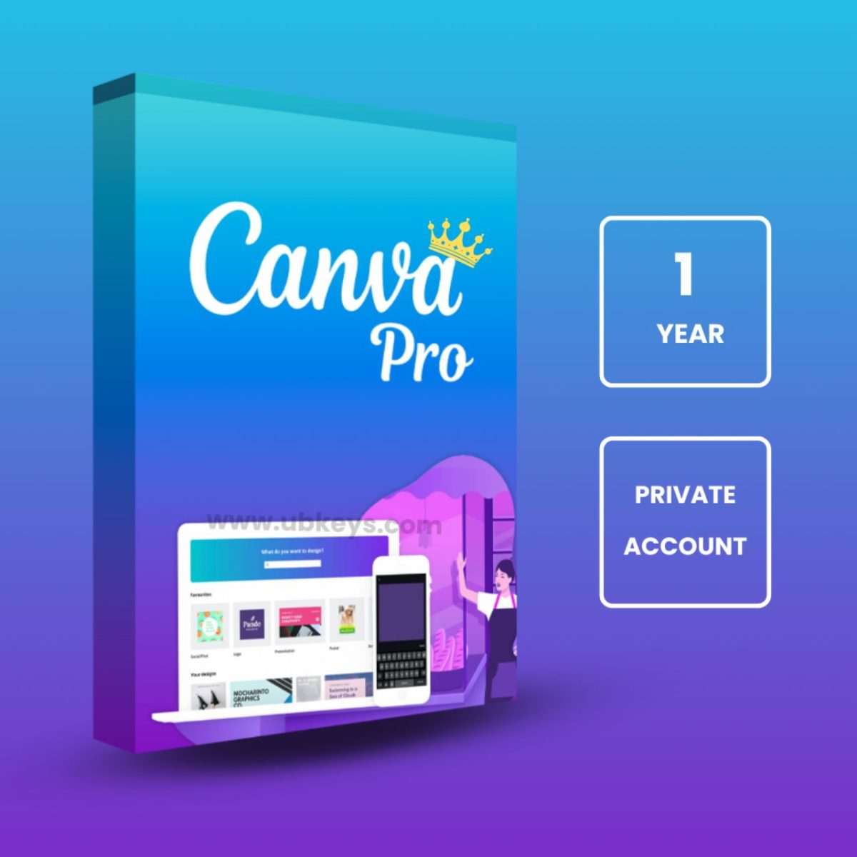 Canva Pro – 1-Year Subscription